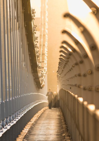 Golden hour at Clifton Suspension Bridge