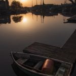 Sunrise at Bristol harbour