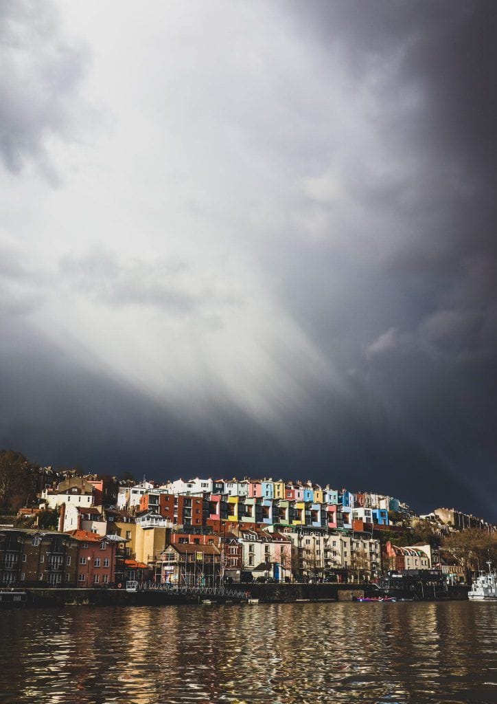 Black and gold - Bristol Harbour photo print