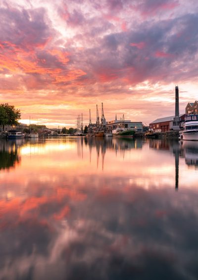 Strawberries and cream - fine art Bristol Harbour photo print