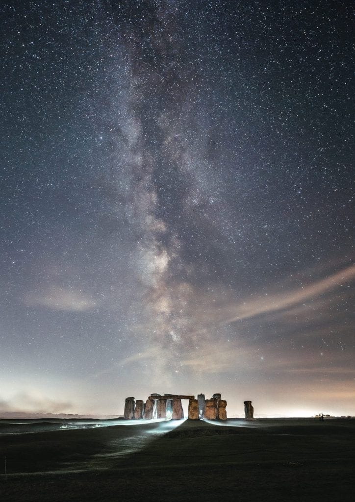 It's Henge, Jim, but not as we know it - fine art Stonehenge Milky Way photo print