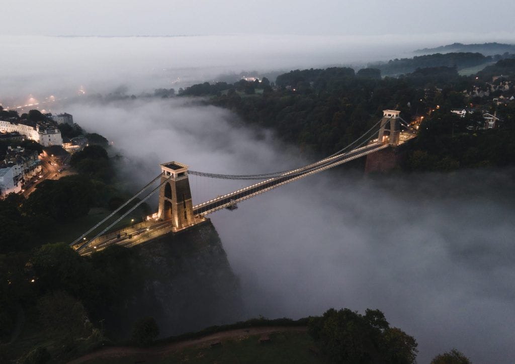 A river runs through it... fine art Bristol bridge photo print