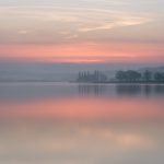 Blagdon Lake on a misty morning
