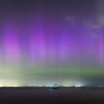 Northern Lights over Clevedon Pier