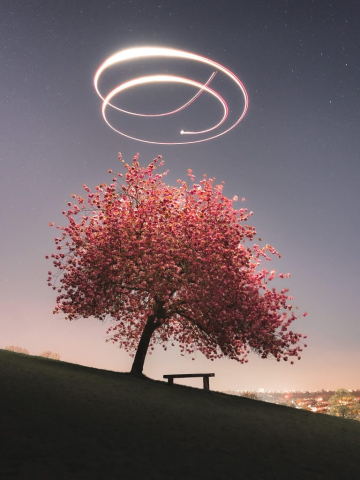 Drone light painting