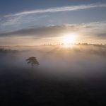 Misty light at Priddy Pools in the Mendips