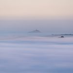 Fine art misty Glastonbury Tor print