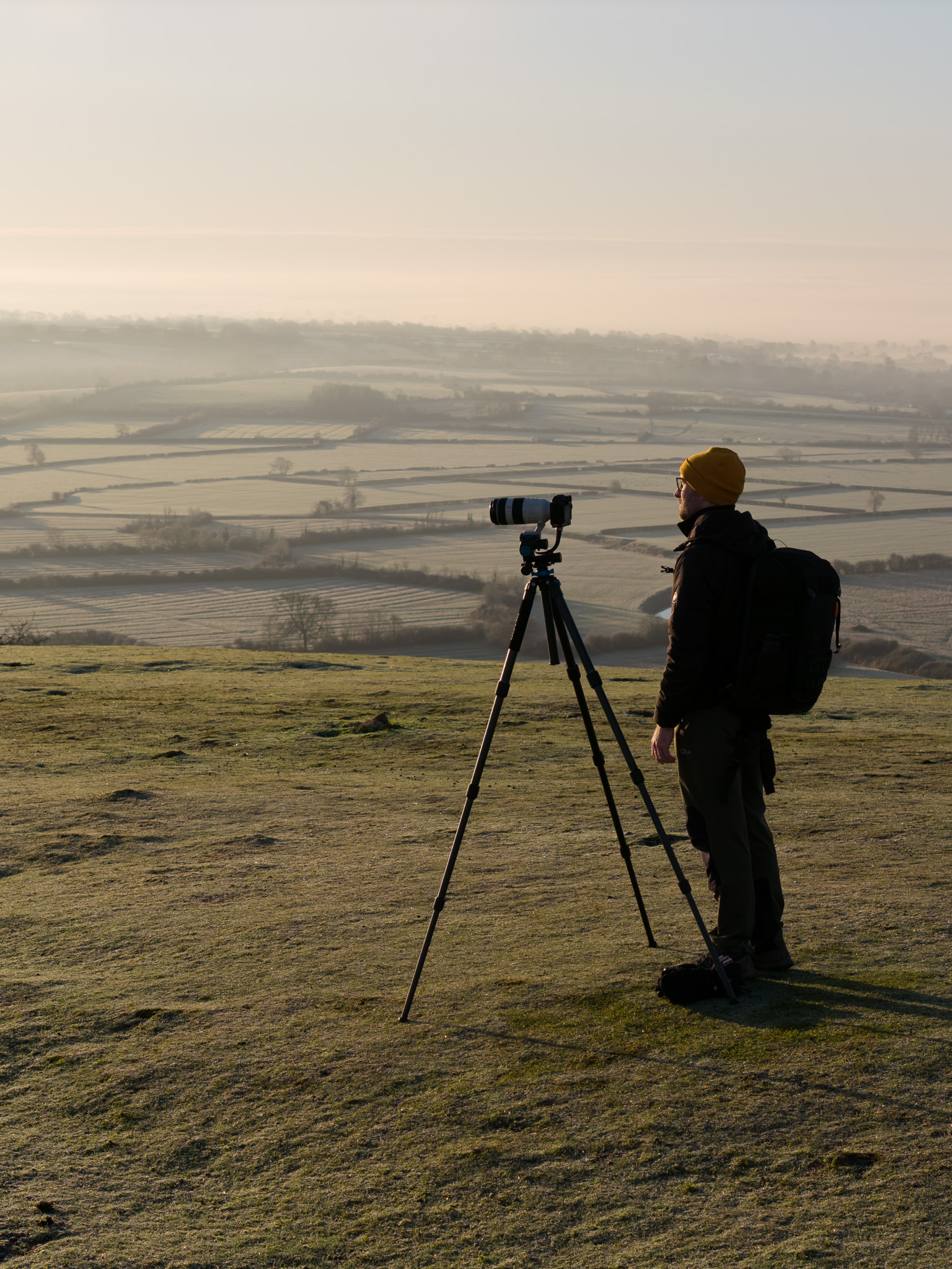 PGYtech Onemo Tac 35L camera bag on Crook Peak