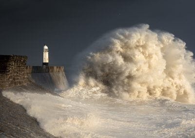 Porthcawl storm photography
